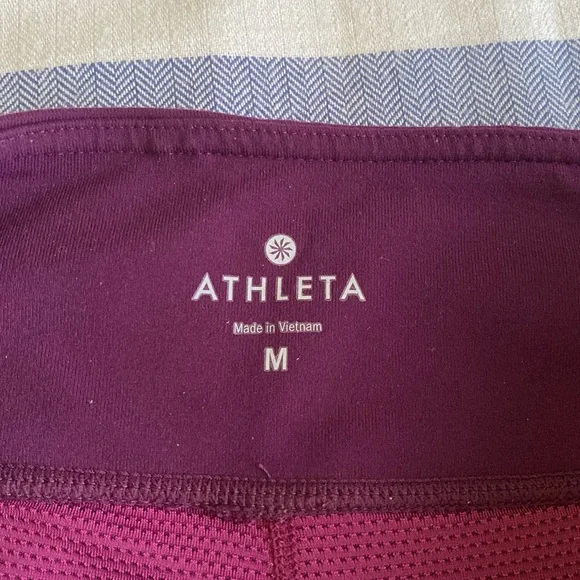Athleta Oasis Cargo Skort M Purple Snap Pockets Stretch Casual Outdoors … - Picture 4 of 6